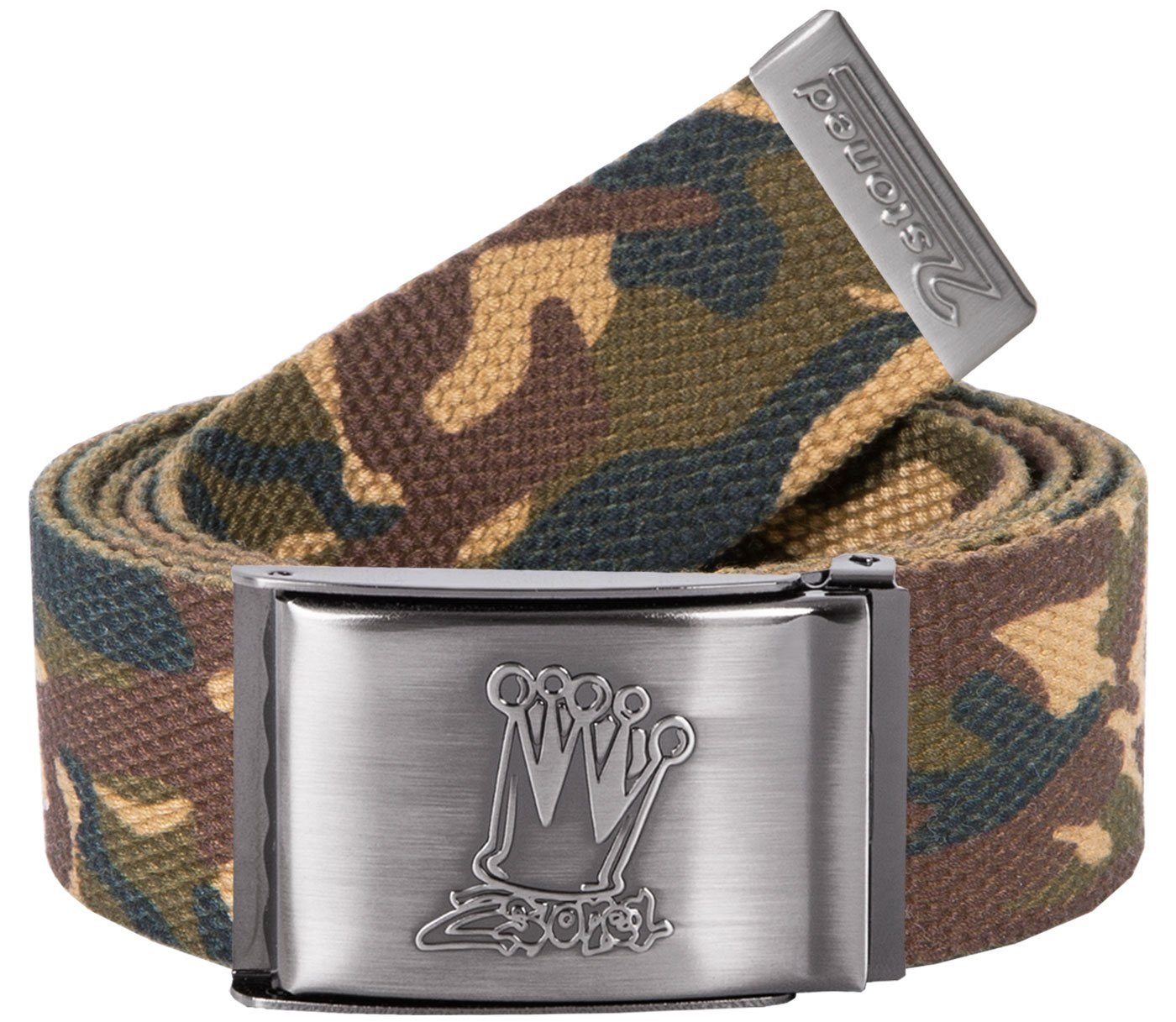2Stoned Stoffg rtel Koppelg rtel Unisex Schnalle Matt Crown 4 Cm 2stoned-stoffg-rtel-koppelg-rtel-unisex-schnalle-matt-crown-4-cm